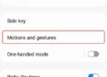 Samsung telefonlarında hərəkət jestlərindən necə istifadə etmək olar
