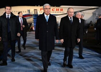 Rusiya Prezidenti Qazaxıstana dövlət səfərinə gedib