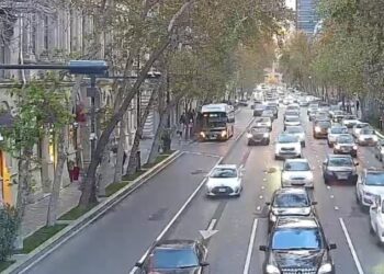 Bakının bir sıra yollarında tıxac var – SİYAHI