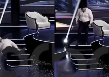 Azərbaycanlı məşhur müğənni efirdə yıxıldı