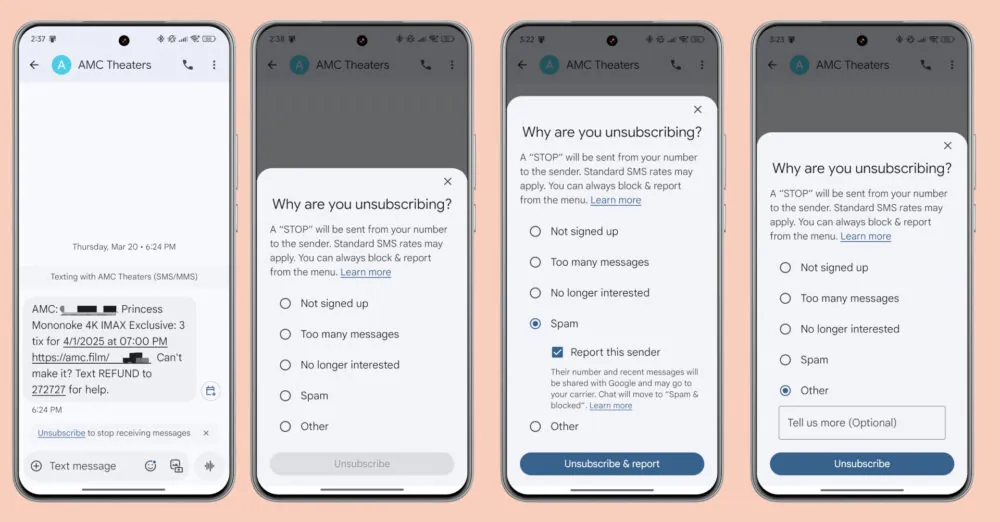 Google Messages-də İstənməyən Avtomat Mesajlardan Xilas Olmaq Daha Asan Olacaq