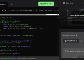 Vebsayt dizaynı üçün süni intellekt alətləri