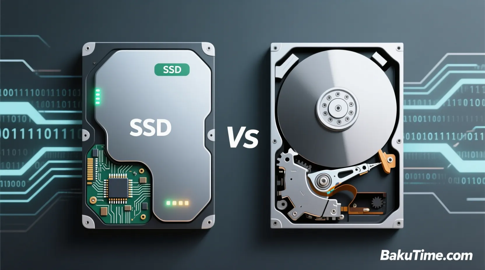 SSD və HDD-nin Fərqi Nədir - Performans yoxsa Kapasite