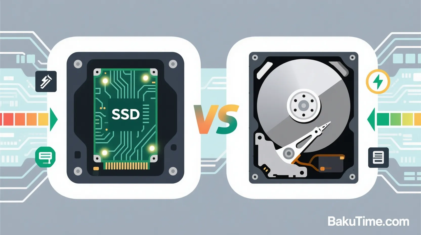 SSD və HDD-nin Fərqi Nədir - Performans yoxsa Kapasite