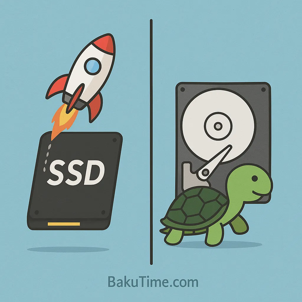 SSD və HDD-nin Fərqi Nədir - Performans yoxsa Kapasite?