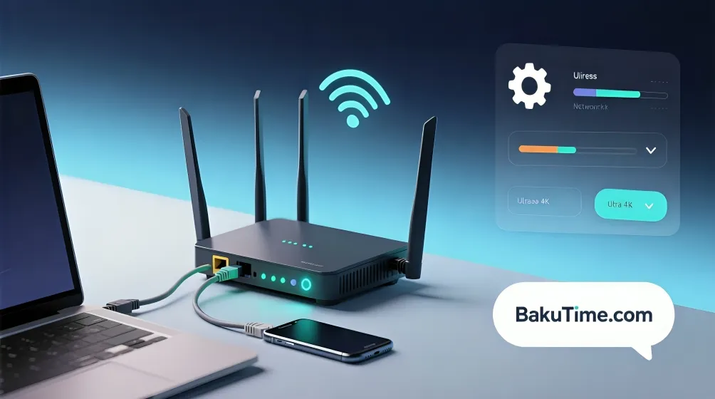 Wifi Router Konfiqurasiya Addımları - Tam Bələdçi