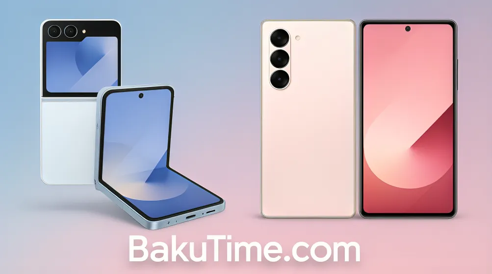 Samsung Galaxy Z Fold 6 Ya. Samsung Galaxy Z Flip 6