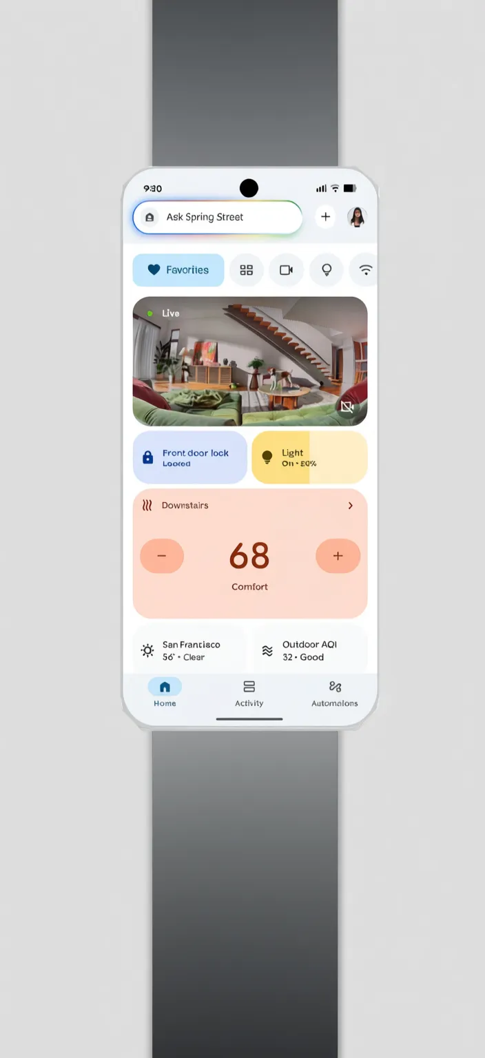Gemini AI ilə Güclənən Google Home Tətbiqi