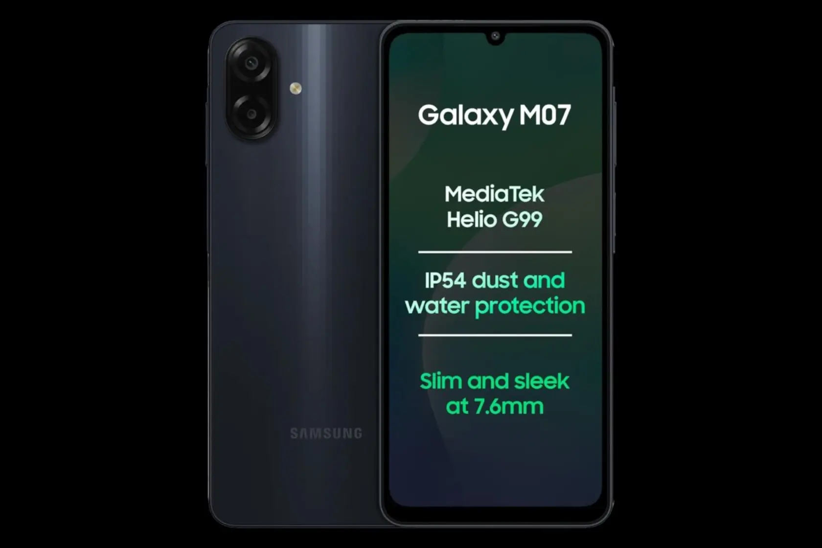 Samsung Galaxy M07 xüsusiyyətləri və qiyməti