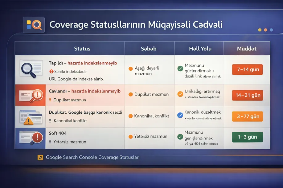 Reytinq qazanmayan səhifələrin əsas əlamətləri