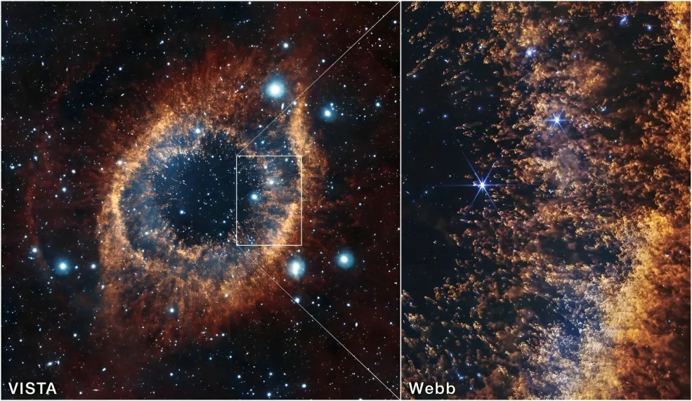 James Webb Heliks Dumanlığını İlk Dəfə Dəqiq Göstərdi