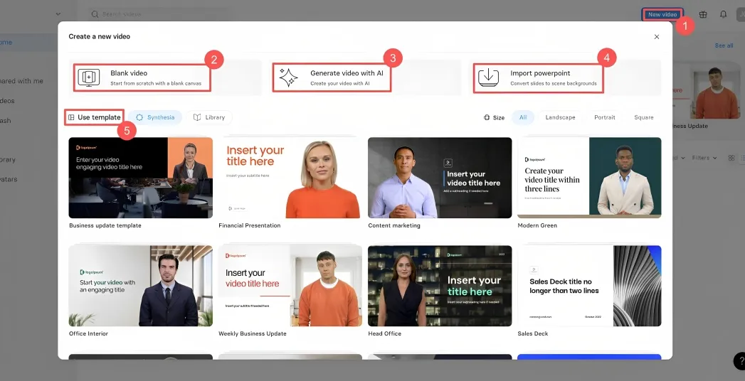 Synthesia Video Generator 2026-cı il üçün AI ilə video hazırlamaq